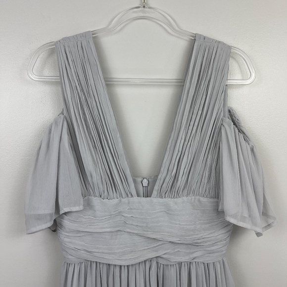 French Connection Gray Cocktail Dress Sz 4 NWT - Picture 5 of 11